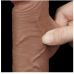 Реалистичный фаллоимитатор Sliding-Skin Dual Layer Dong 8", 20 см.